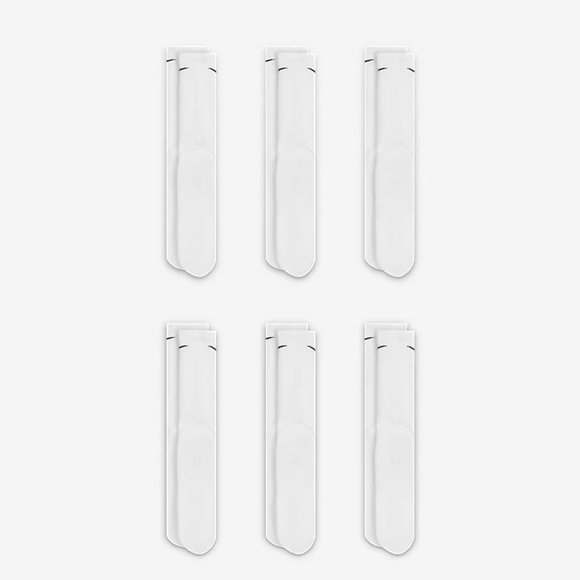 NIKE
Training Crew Socks (6 Pairs)
Nike Everyday Cushioned - Picture 5 of 16